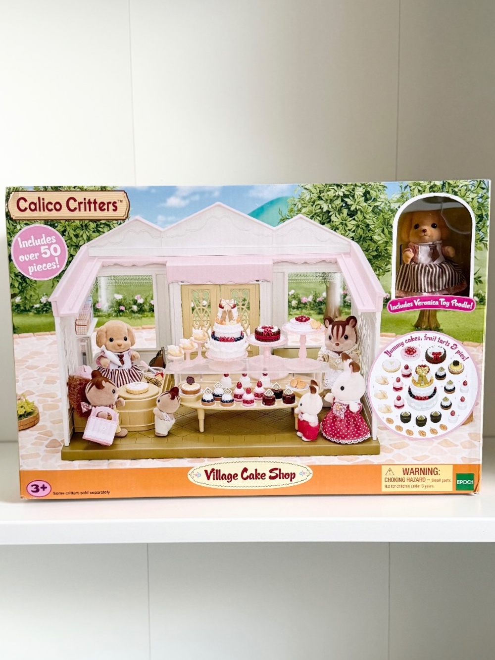 Rare and New Calico Critters Village Cake Shop